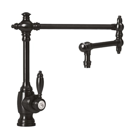 A large image of the Waterstone 4100-18 Black Oil Rubbed Bronze