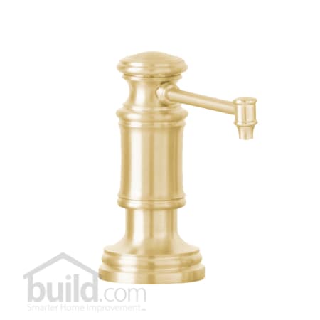 A large image of the Waterstone 4055 Polished Brass