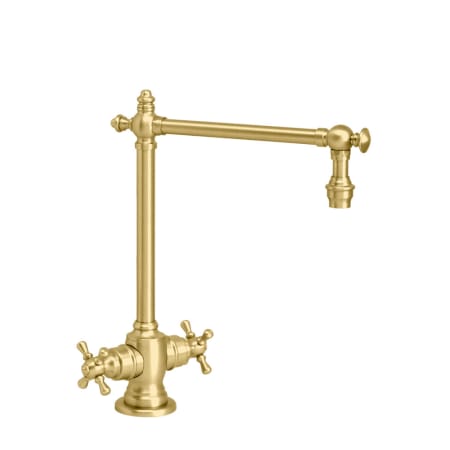 A large image of the Waterstone 1850 Satin Brass