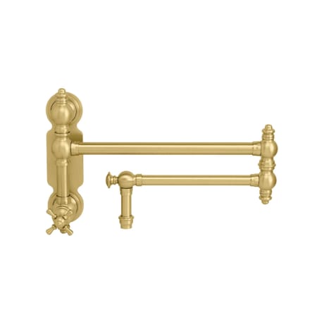 A large image of the Waterstone 3150 Satin Brass