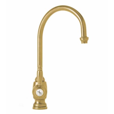 A large image of the Waterstone 4300 Polished Brass