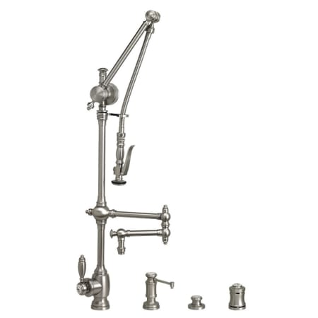 A large image of the Waterstone 4410-12-4 Satin Nickel