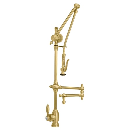 A large image of the Waterstone 4410-12 Satin Brass