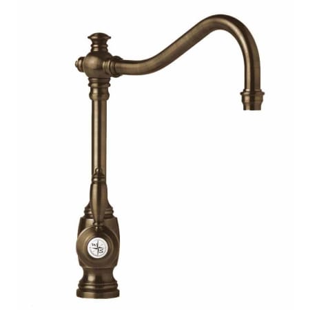 A large image of the Waterstone 4800 Distressed Antique Brass