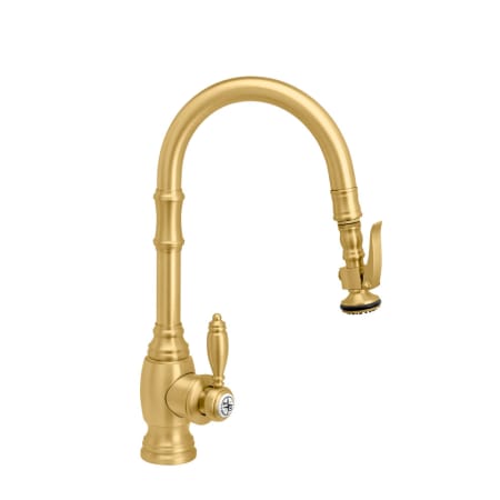 A large image of the Waterstone 5210 Satin Brass