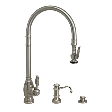 A large image of the Waterstone 5500-3 Satin Nickel