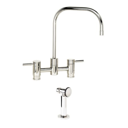 A large image of the Waterstone 7825-1 Polished Nickel