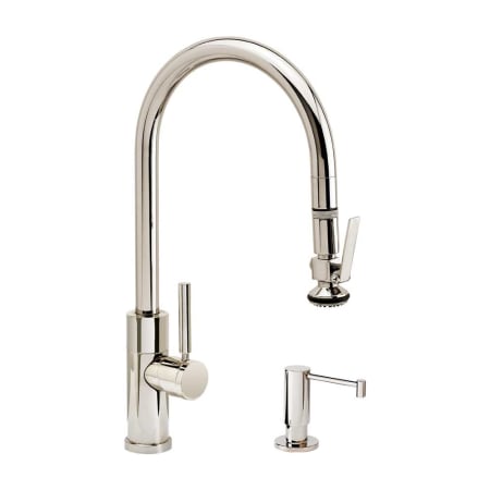 A large image of the Waterstone 9850-2 Polished Nickel