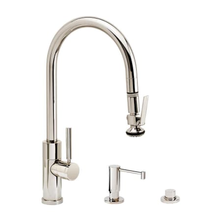 A large image of the Waterstone 9860-3 Polished Nickel