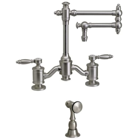 A large image of the Waterstone 6100-12-1 Satin Nickel