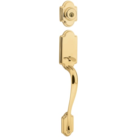 A large image of the Weiser Lock GA9771C Lifetime Polished Brass