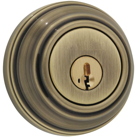 A large image of the Weiser Lock GCD9371 Antique Brass