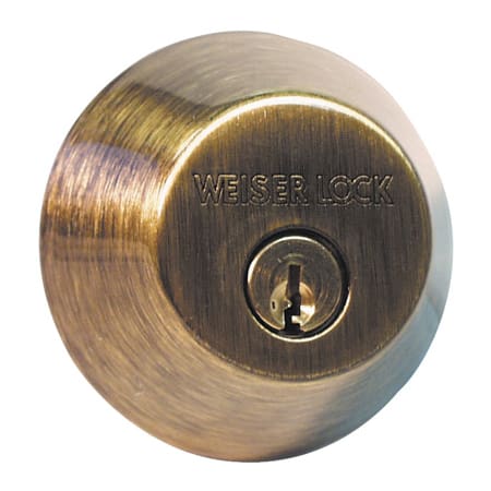 A large image of the Weiser Lock GD9371-S Antique Brass