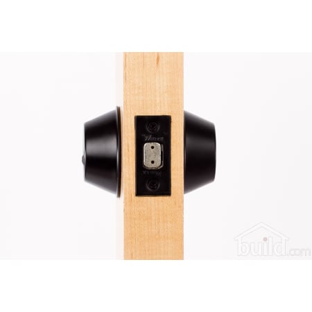 A large image of the Weslock 372 300 Series 372 Keyed Entry Deadbolt Door Edge View