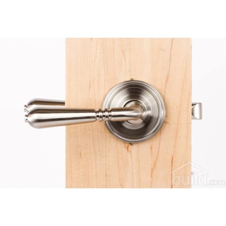 A large image of the Weslock 600Y Legacy Series 600Y Passage Lever Set Outside View