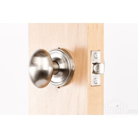 A large image of the Weslock 610J Julienne Series 610J Privacy Knob Set Outside Angle View