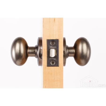 A large image of the Weslock 610J Julienne Series 610J Privacy Knob Set Door Edge View