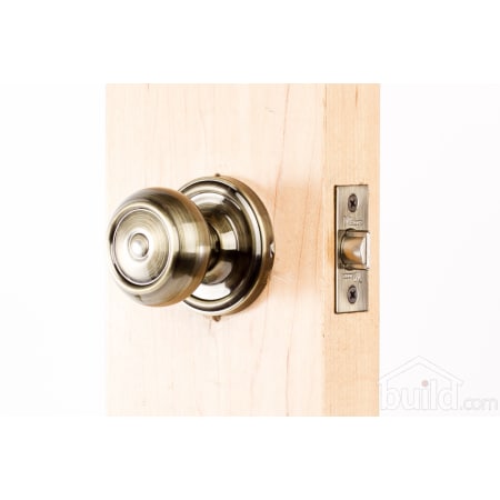 A large image of the Weslock 640Z Savannah Series 640Z Keyed Entry Knob Set Inside Angle View