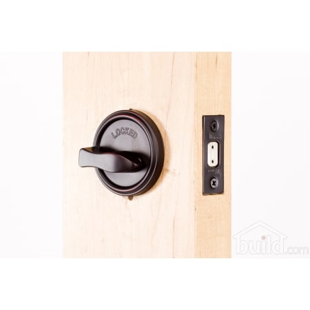 A large image of the Weslock 671 600 Series 671 Keyed Entry Deadbolt Inside Angle View