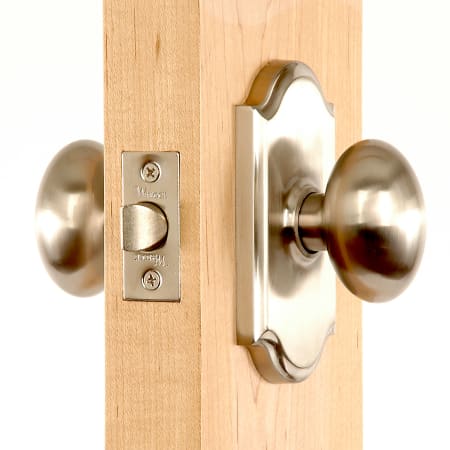 A large image of the Weslock 1700J Julienne Series 1700J Passage Knob Set Outside Angle View