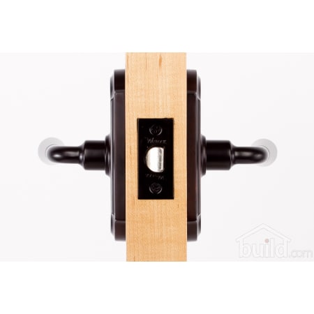 A large image of the Weslock 1700Y Legacy Series 1700Y Passage Lever Set Door Edge View