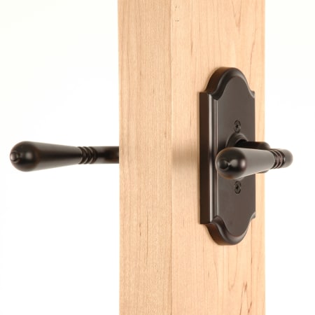 A large image of the Weslock 1710Y Legacy Series 1710Y Privacy Lever Set Angle View