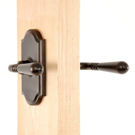 A large image of the Weslock 1710Y Legacy Series 1710Y Privacy Lever Set Angle View