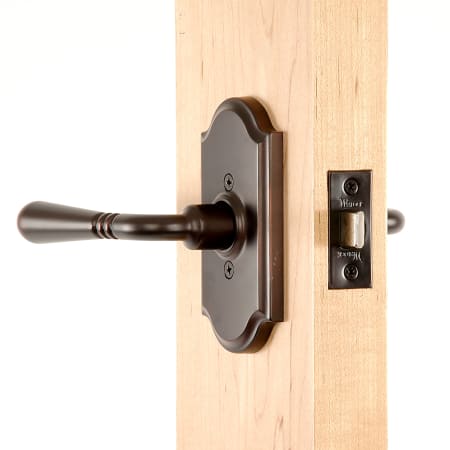 A large image of the Weslock 1710Y Legacy Series 1710Y Privacy Lever Set Inside Angle View