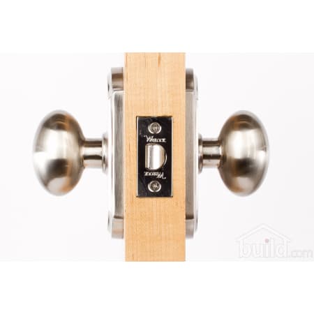A large image of the Weslock 1710J Julienne Series 1710J Privacy Knob Set Door Edge View