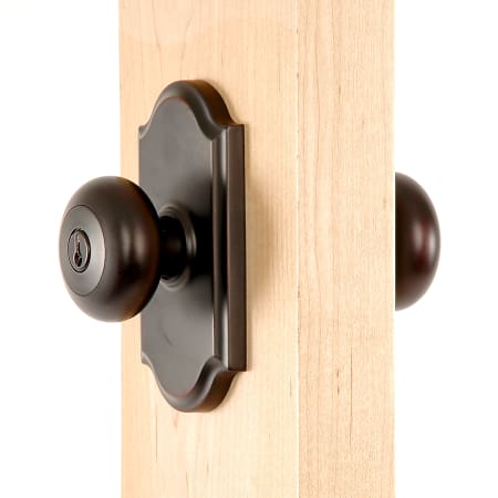 A large image of the Weslock 1740I 1740 Impressa in Oil Rubbed Bronze Angle 2
