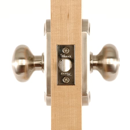 A large image of the Weslock 1740I Impresa Series 1740I Keyed Entry Knob Set Door Edge View