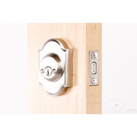 A large image of the Weslock 1772 Premiere Series 1772 Keyed Entry Deadbolt Outside Angle View