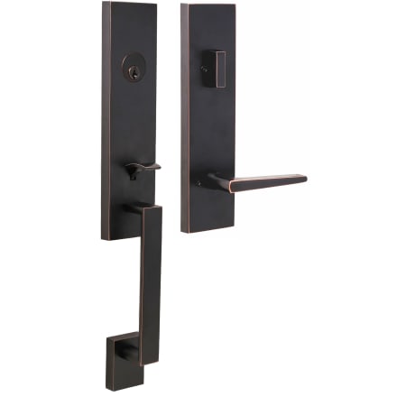 A large image of the Weslock 2870-LEIGHTON-PHILTOWER-ENTRY Oil Rubbed Bronze