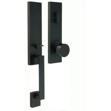 A large image of the Weslock 2875-LEIGHTON-MESA-DUMMY-ENTRY Matte Black