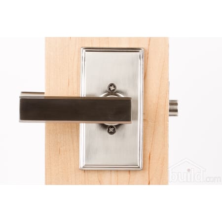 A large image of the Weslock 3740P Utica Series 3740P Keyed Entry Lever Set Inside View