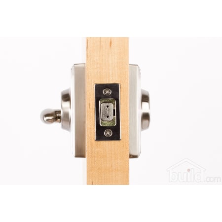 A large image of the Weslock 3771 Woodward Series 3771 Keyed Entry Deadbolt Door Edge View