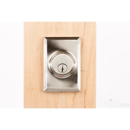 A large image of the Weslock 3772 Woodward Series 3772 Keyed Entry Deadbolt Outside View
