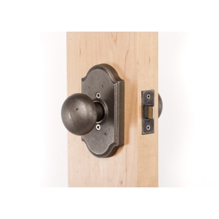 A large image of the Weslock 7100F Wexford Series 7100F Passage Knob Set Inside Angle View