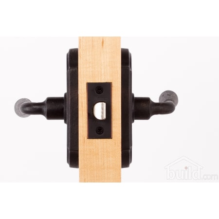A large image of the Weslock 7100Q Waterford Series 7100Q Passage Lever Set Door Edge View