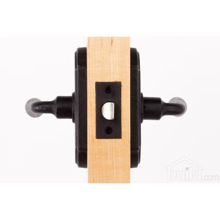 A large image of the Weslock 7100Q Waterford Series 7100Q Passage Lever Set Door Edge View