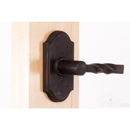 A large image of the Weslock 7105N Monoghan Series 7105N Single Dummy Lever Set Angle View