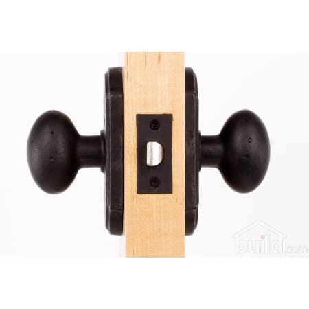 A large image of the Weslock 7110M Durham Series 7110M Privacy Knob Set Door Edge View