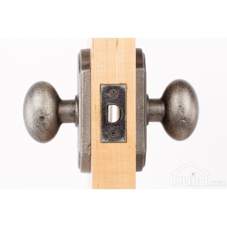 A large image of the Weslock 7110M Durham Series 7110M Privacy Knob Set Door Edge View