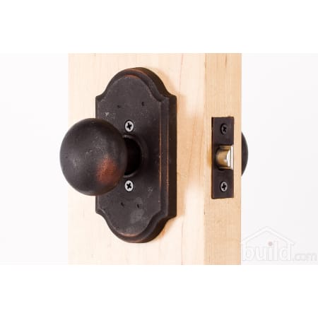 A large image of the Weslock 7140F Wexford Series 7140F Keyed Entry Knob Set Inside Angle View