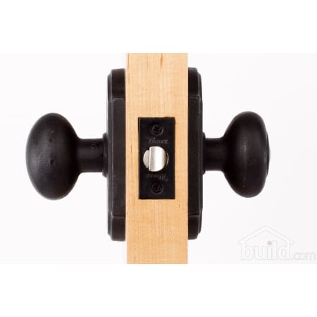 A large image of the Weslock 7140M Durham Series 7140M Keyed Entry Knob Set Door Edge View
