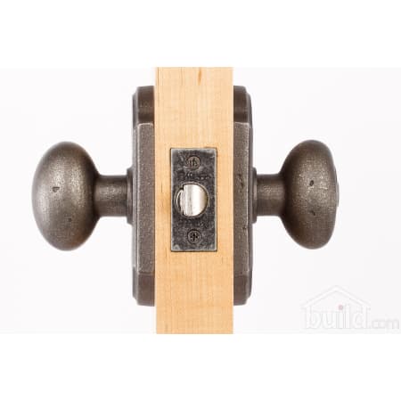 A large image of the Weslock 7140M Durham Series 7140M Keyed Entry Knob Set Door Edge View