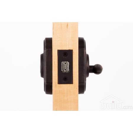 A large image of the Weslock 7571 Premiere Series 7571 Keyed Entry Deadbolt Door Edge View