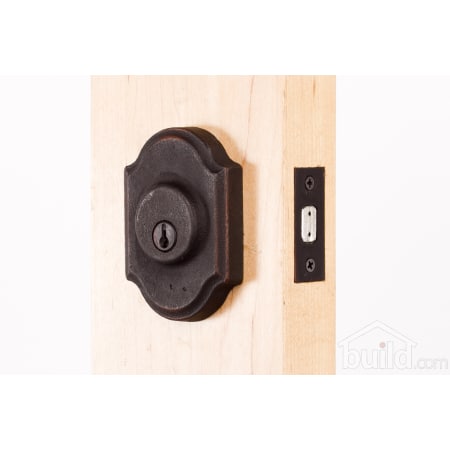 A large image of the Weslock 7571 Premiere Series 7571 Keyed Entry Deadbolt Outside Angle View