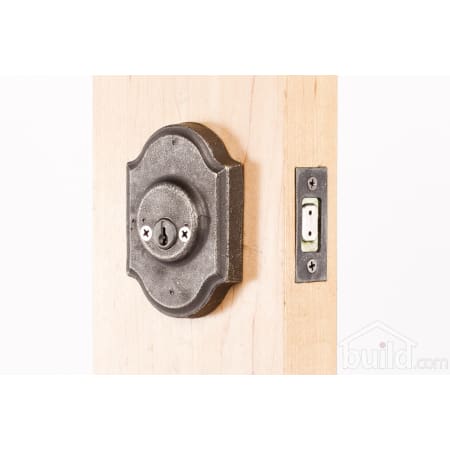 A large image of the Weslock 7572 Premiere Series 7572 Keyed Entry Deadbolt Outside Angle View