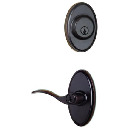 A large image of the Weslock 2740U-LH-2771 Oil Rubbed Bronze